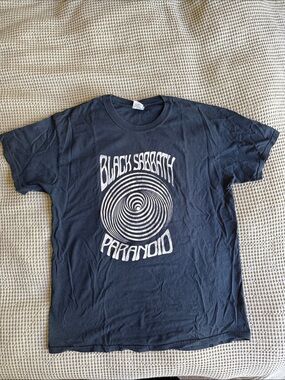 Black Sabbath 2016 Paranoid Tour Tee - Gildan Black Graphic Tee